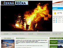 Tablet Screenshot of cerna-ricka.cz